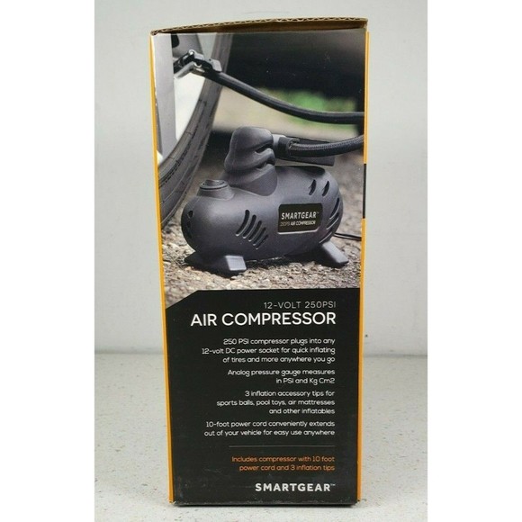 Smart Gear 12-Volt 250PSI Air Compressor Small & Mighty - Picture 3 of 8
